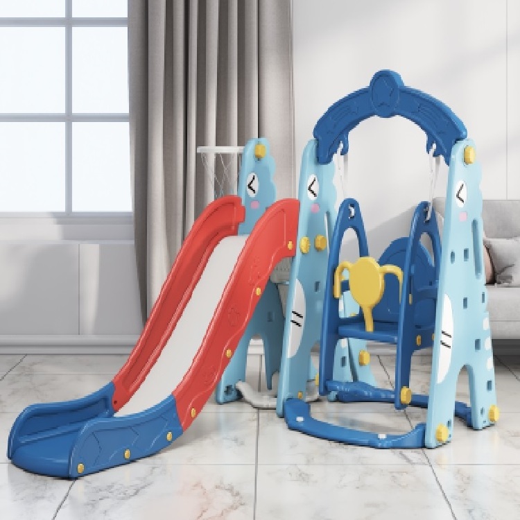 Children Kindergarten Indoor And Outdoor Swing And Slide Combination