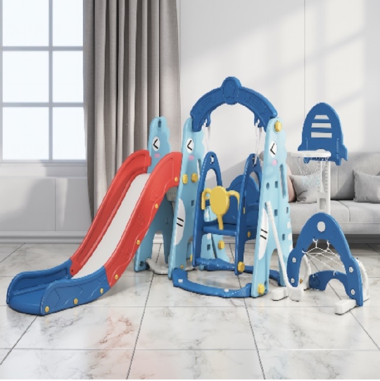 Children Kindergarten Indoor And Outdoor Swing And Slide Combination