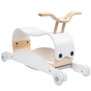 Funny Wooden Push Balance Ride On Toy Kids Funny Rocking Chair Children Sensory Training Toys