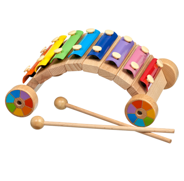 Kids 8 Tones Musical Instrument Toy Wooden Baby Xylophone For Children 18m+