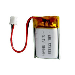 KC certificated lipo battery 551525 150mAh 3.7v lithium ion battery for talking pen