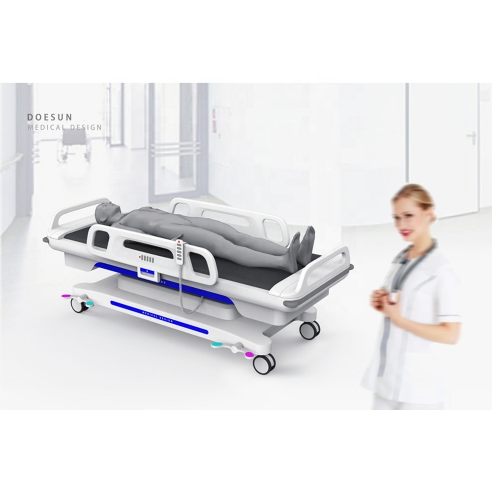 KRLS New Electric Transfer Bed Multifunctional Hospital Bed Medical Electric ICU Bed