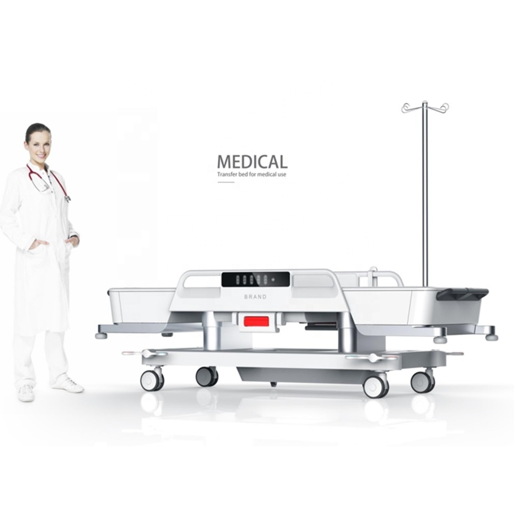 KRLS New Electric Transfer Bed Multifunctional Hospital Bed Medical Electric ICU Bed