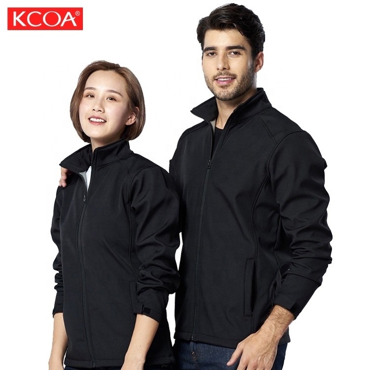 RTS Cheap Price Unisex Blank Outerwear Softshell wind Jackets Without Hood