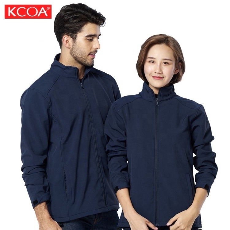 RTS Cheap Price Unisex Blank Outerwear Softshell wind Jackets Without Hood