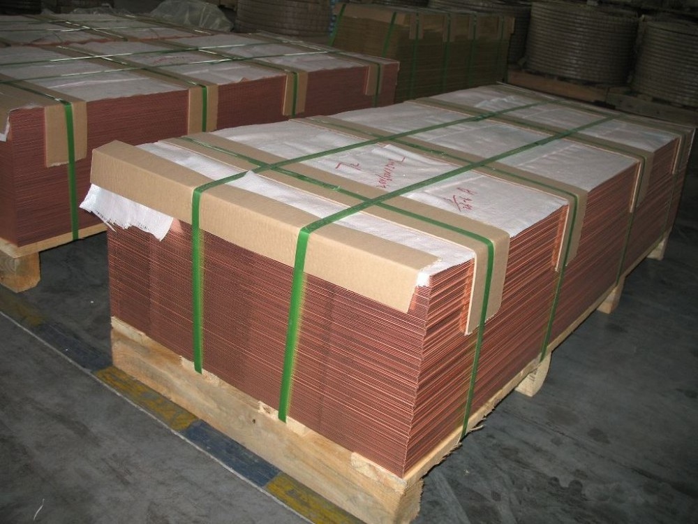 High Purity 99.99% Electrolytic Copper Cathodes C10100 Cooper Plate Sheet 3mm