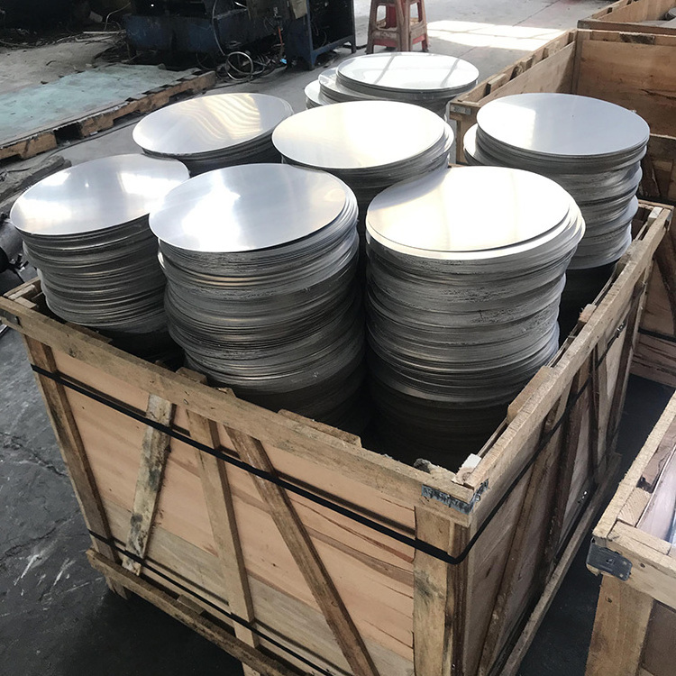 Stock aluminum plate 1050 1060 aluminum round plate 1100 3003 3105 5052 HO aluminum for cookware