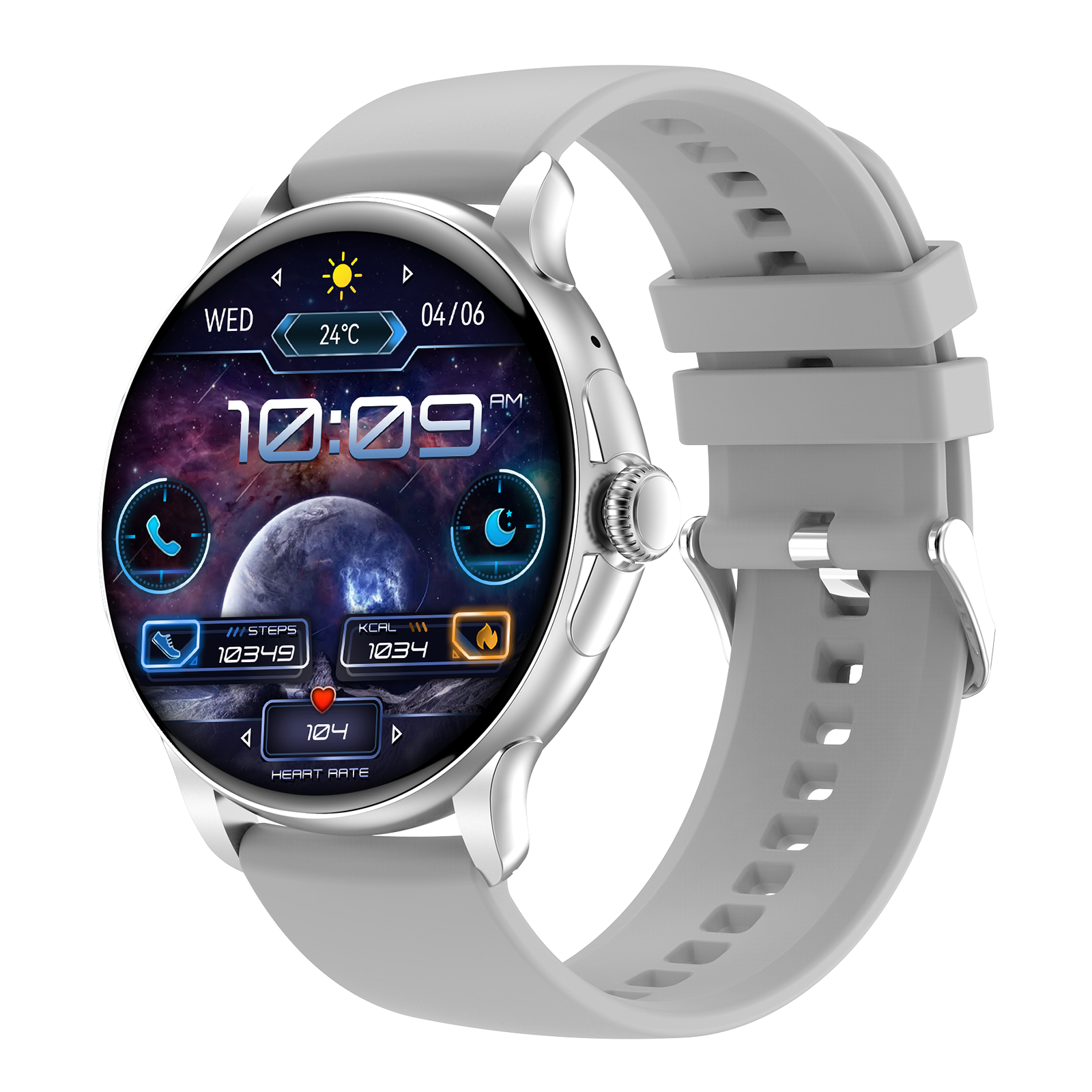 2024 new HK49 1.43 inch Amoled 466*466 BT call always on screen 100 sports tracking waterproof fashion sport smart watch