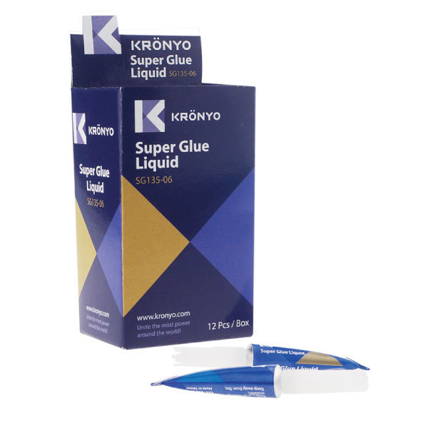 KRONYO super glue 3g for Plastic Metal Rubber