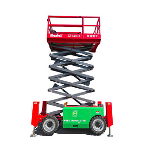 Factory Price 12m Mobile Scissor Lift Electric Scissor Lift Platform for Cleaning Window