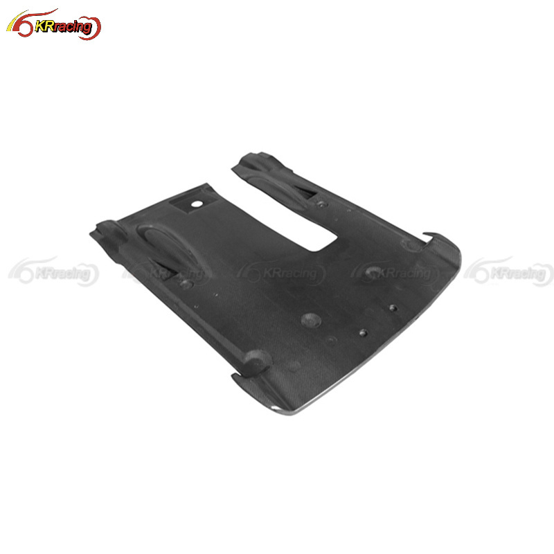 Nismo Style Carbon Fiber Rear Diffuser Underboard With Canards And LED Light For Nissan GTR R35 Body Kit 2012-2022