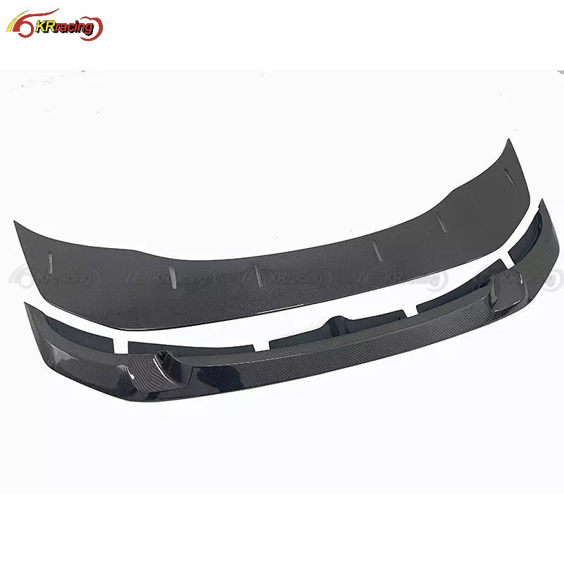 GTS Style Carbon Fiber 2Pcs Front Bumper Lip Splitter For BMW F80 M3 F82 M4 2015-2019