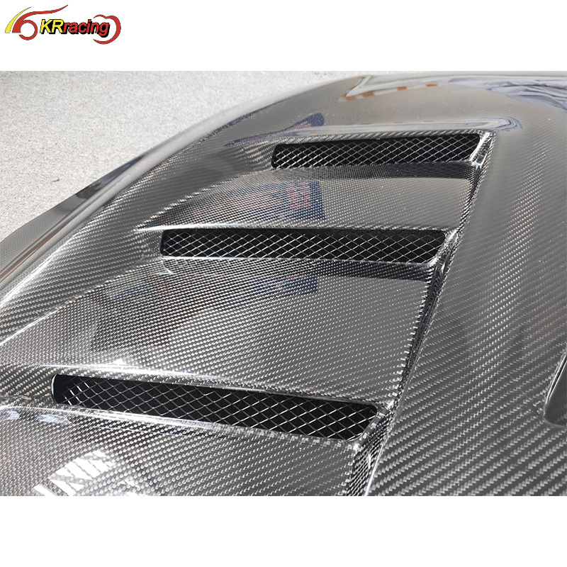 Top Secret Style Carbon Fiber Car Bonnet Hood For Nissan GTR R35 Body kit R35 Carbon Fiber 2017-2020