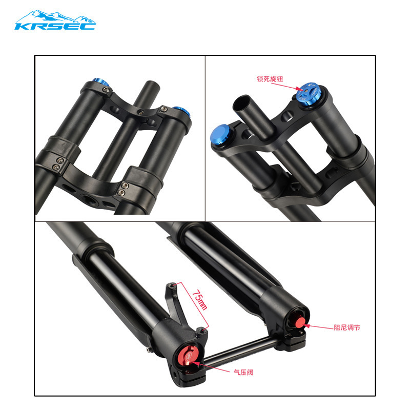 Factory Customized Electric air fork Enduro Mountain Bike Hydraulic Suspension inverted fork for dirt bikes front fork