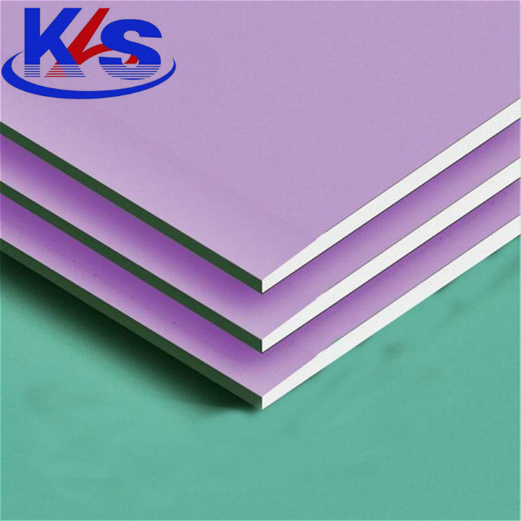 Cheap price 9.5mm waterproof fireproof gypsum ceiling plaster board