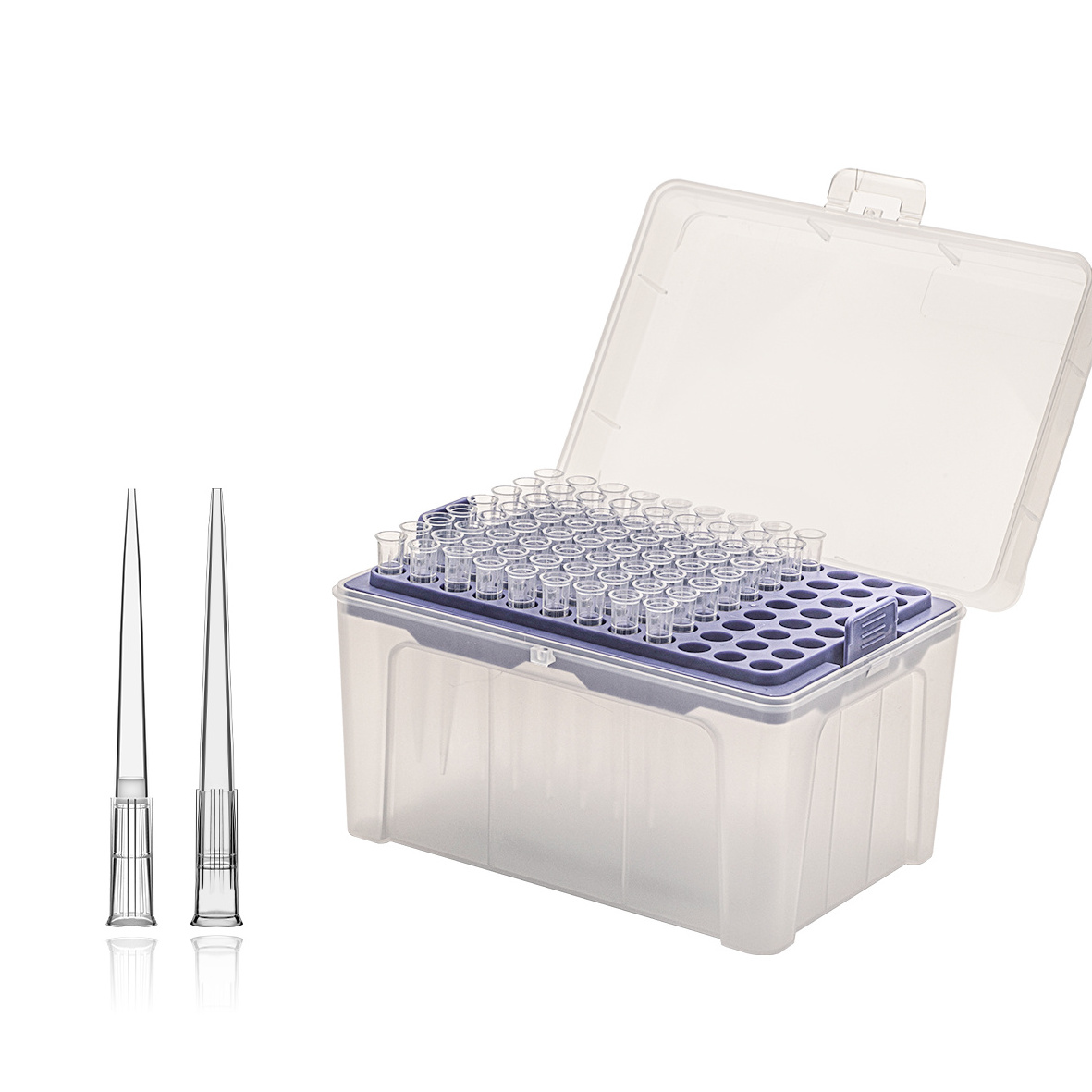 Big Promotions Cotaus Factory Supplier 10ul 200ul 1000ul  96tips box universal Pipette Tips for handhold multichannel pipette