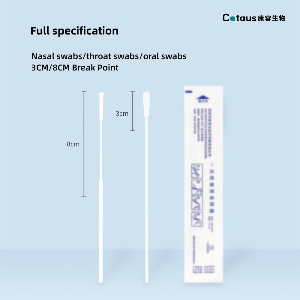 Nasal Swab Vtm Sampling Tube Disposable Sterile Vtm Test Kits 510K Approved Vtm Collection Kit