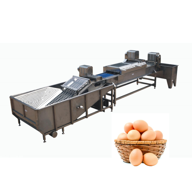 Egg Washing Drying  Grading Machine Egg Processing Line Chicken Egg Washers Cleaning Machine