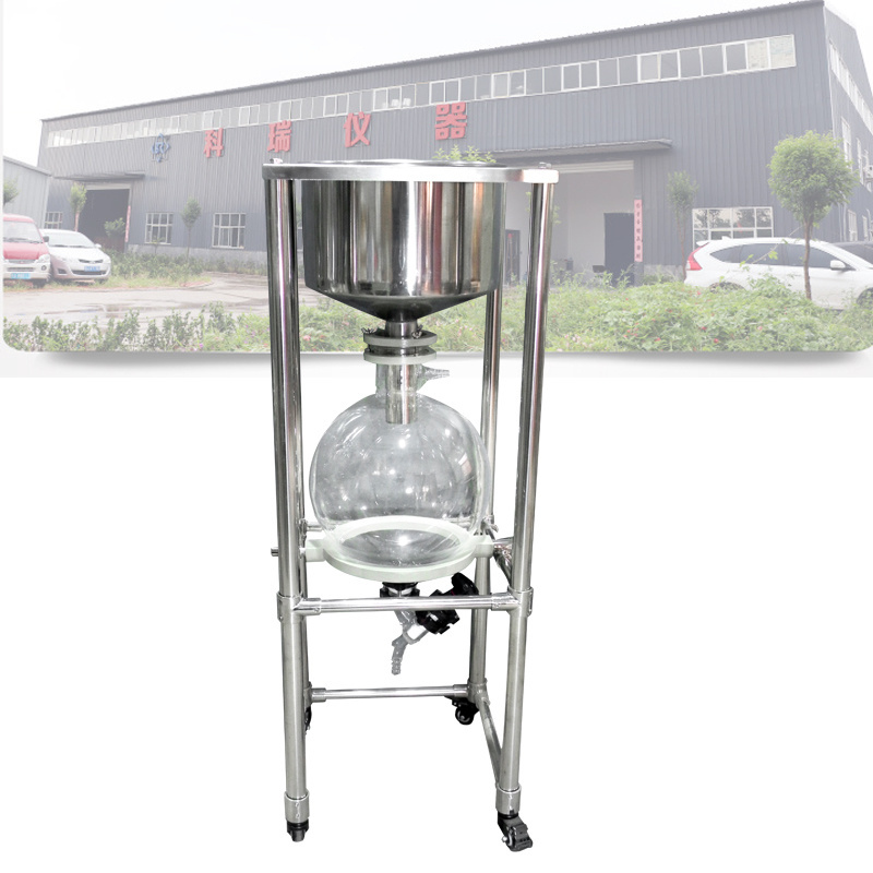 ZF-50L CE Certificate lab Chemistry  Vacuum filtration Unit with Stainless Steel Buchner funnel and Glass Collection flask