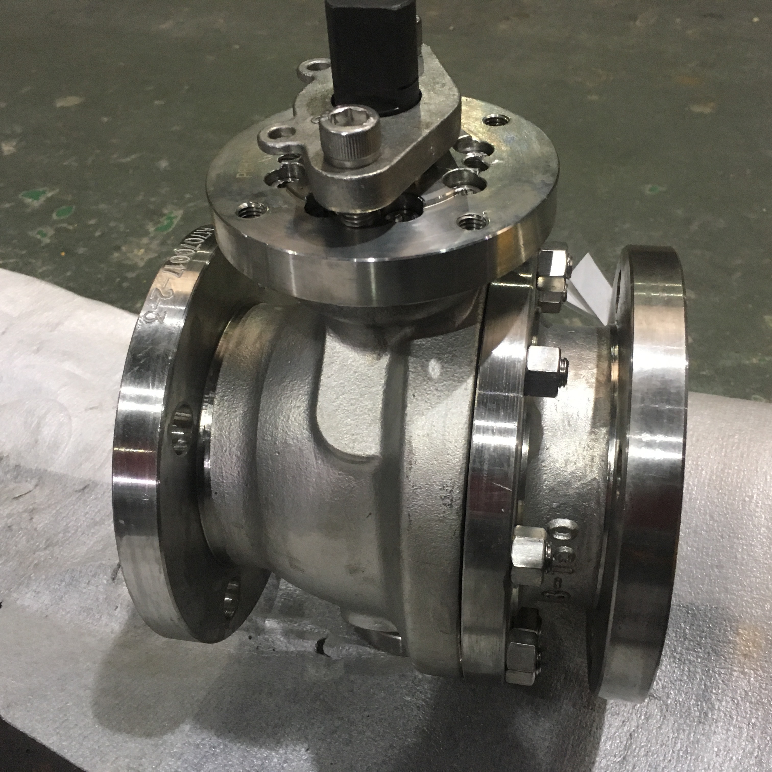 Fire safe API 607 3 inch float valve stainless ball valve