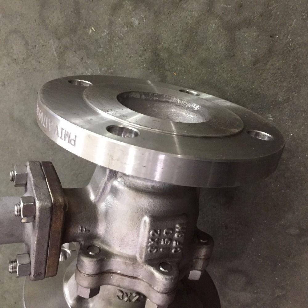 DN50 API 6FA flanged 2 inch stainless steel automatic drain ball valve