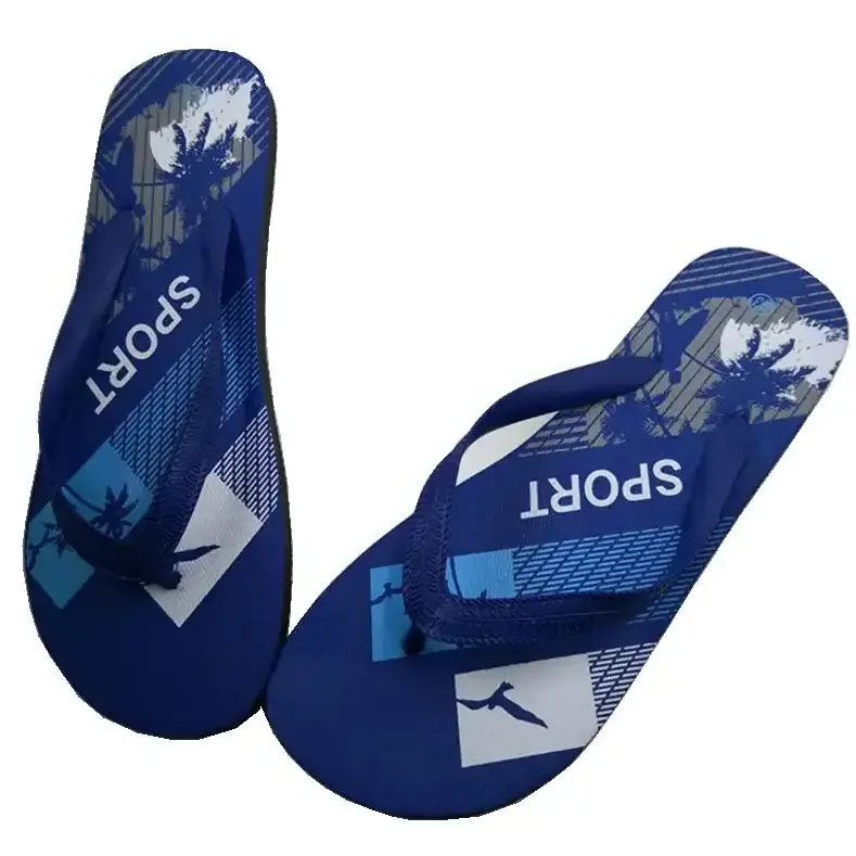 Cheap Wholesale Flip Flops Rubber African Sandal Footwear Pe Flipflops Slippers Printed Flip Flops For Men New Design