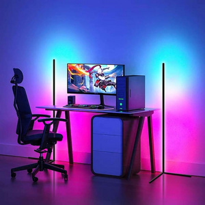 Music Sync Dream Color LED Light Corner Floor Lamp Smart App Remote Control RGB Color Changing LED Floor Lamp