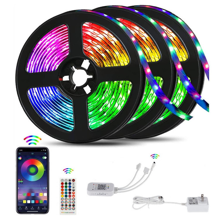 Customized firework smart 5050 cuttable decorating light cove led strip light usb