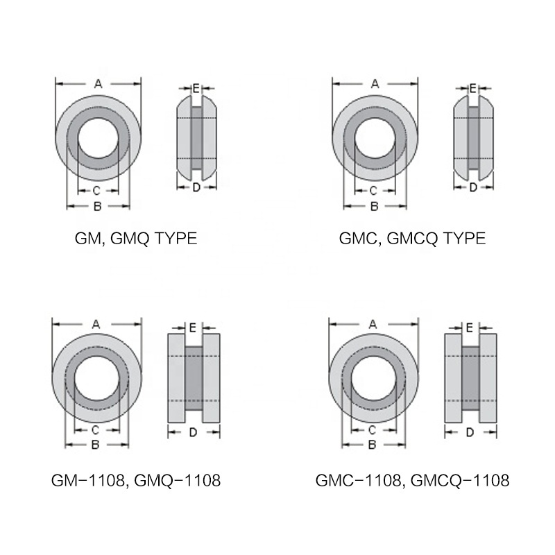 High quality Open Closed Blank Stops Loom Bulkhead small auto rubber plugs for hole bushing rubber Grommet