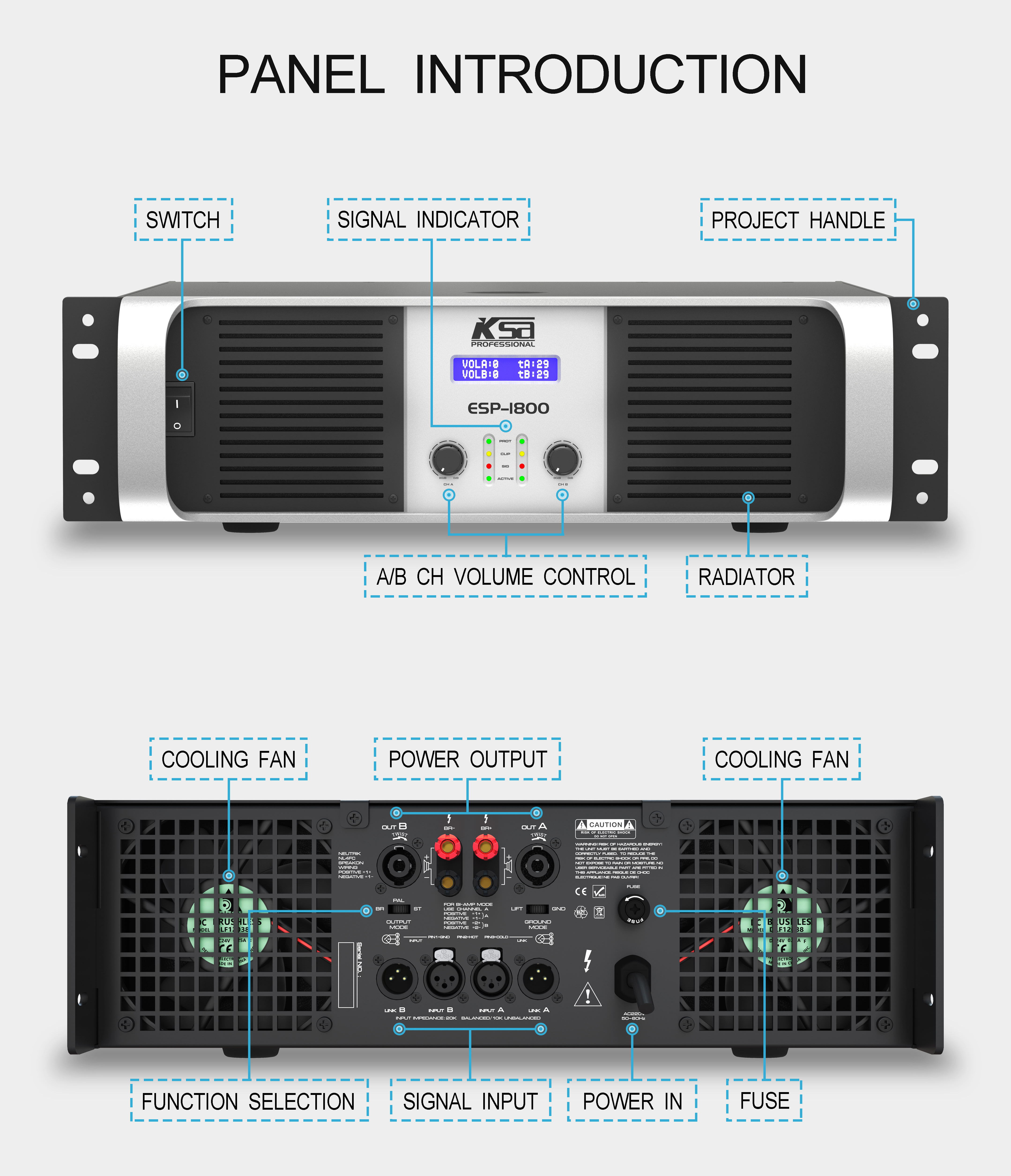 Class H Line Array Nexo Amplifier Dj Digital Sound Box Equipment