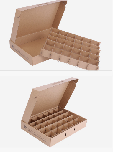 Custom recycle corrugated paper 12 egg box/cartons packing