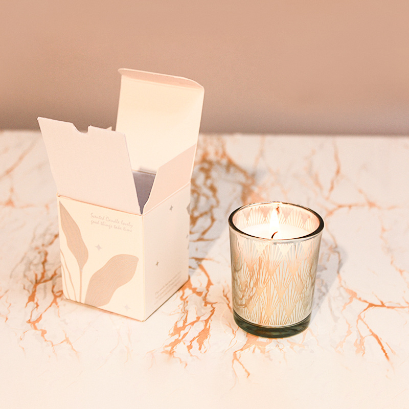 Wholesale Custom Luxury Drawer Paper Candle Packaging Gift Box Wonderful Gift Wedding Box for candle For Candle Jar Package