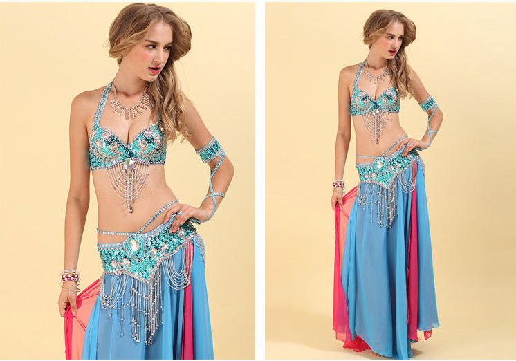 Professional belly dance Performance costumes dance suit women bollywood indian egyptian belly dance dress