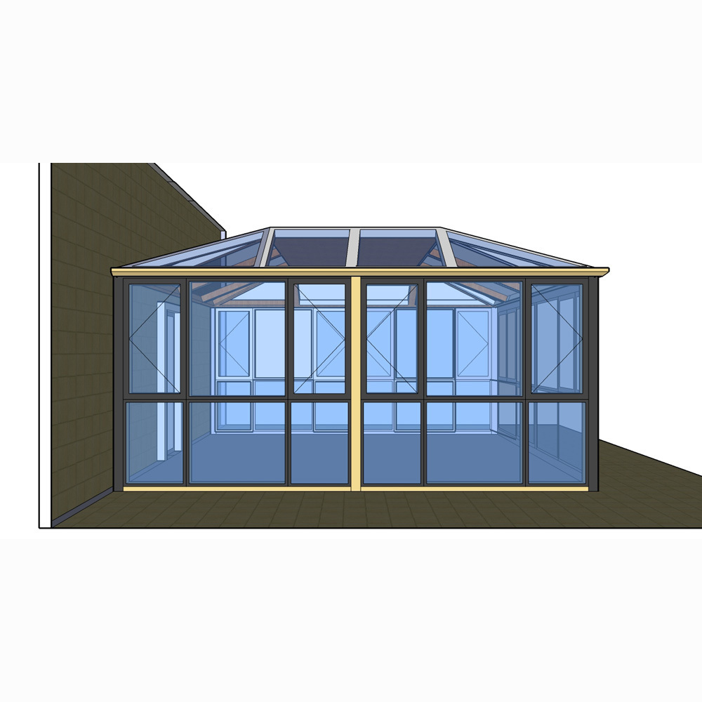 Factory Custom Aluminum Lowes Sunrooms And Patio Enclosure Designs for garden