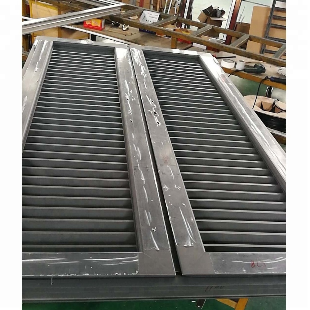 aluminium profiles 24 inches exterior doors  fixed louver opening doors exterior louvered door