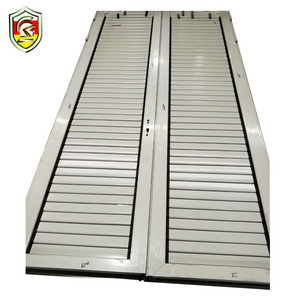 aluminium profiles 24 inches exterior doors  fixed louver opening doors exterior louvered door