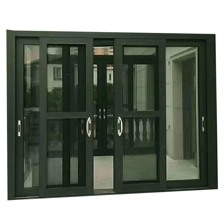 Soundproof modern house door design tempered glass sliding door philippines price