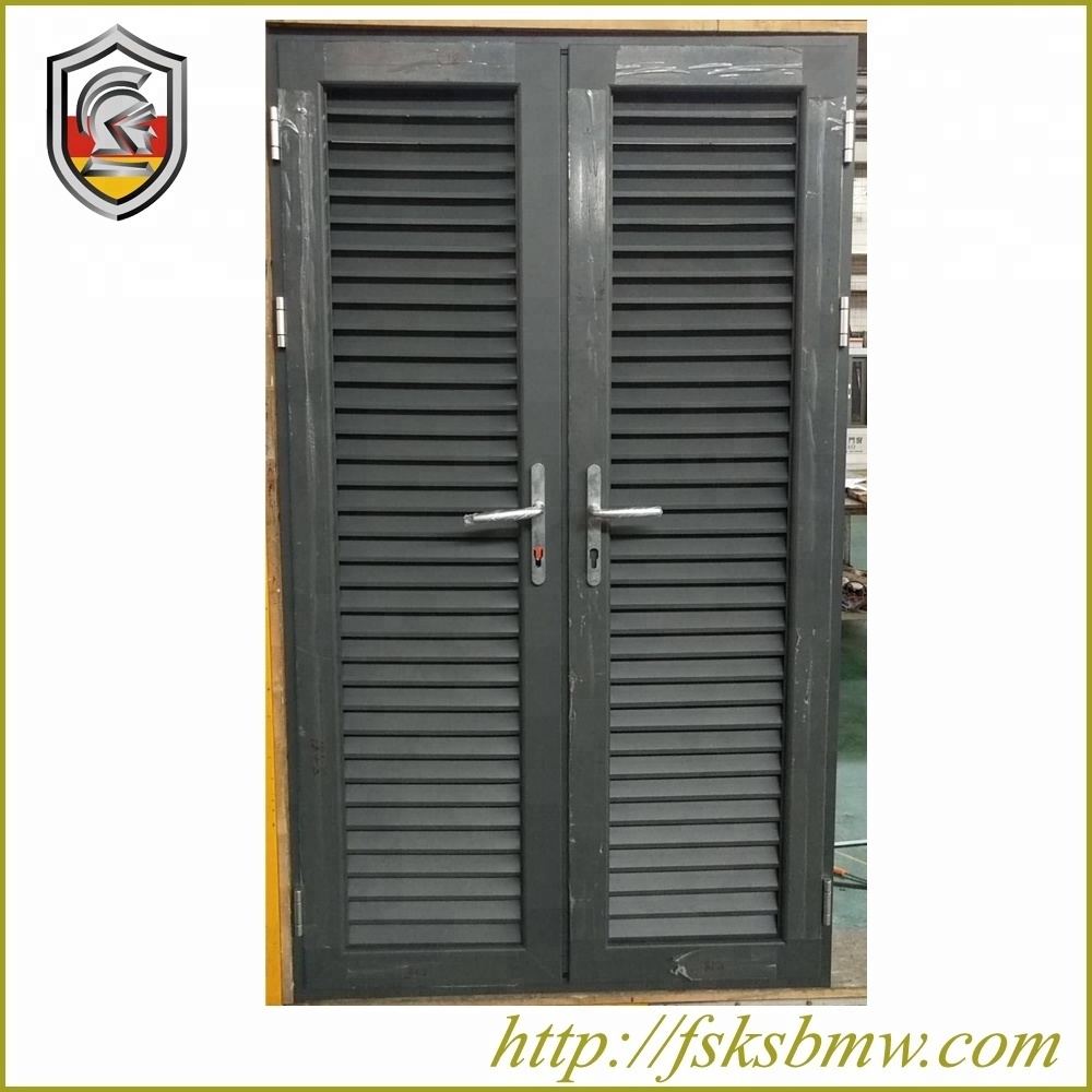 aluminium profiles 24 inches exterior doors  fixed louver opening doors exterior louvered door