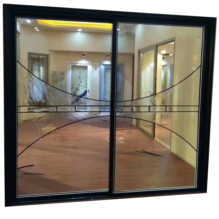 Soundproof modern house door design tempered glass sliding door philippines price