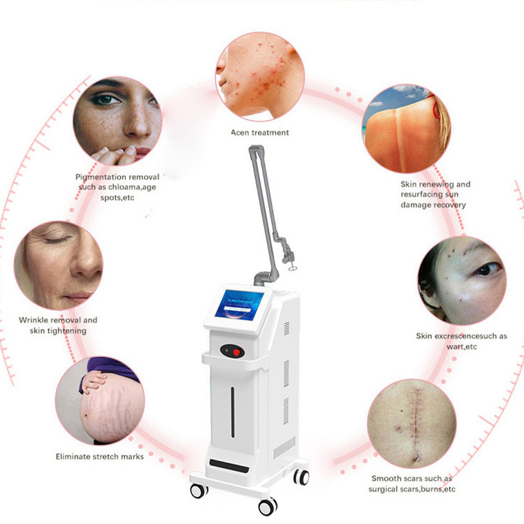 Carbon Beauty Salon Use Scar Removal Skin Resurfacing Co2 Fractional Laser Acne Freckles To Eliminate Scars And Lighten Spots