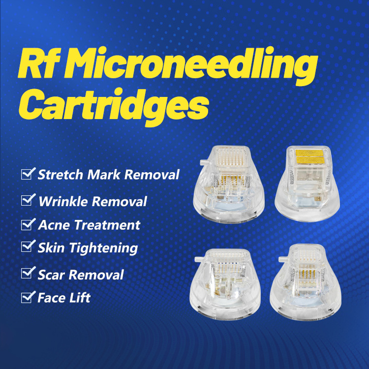 Disposable Microneedling Cartridge Microneedle Radiofrequency Fractionated Cartridges 10 25 64 Nano Pins Non Invasive