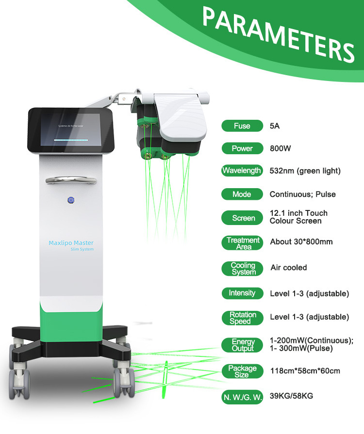 Weight Loss Therapy For Pain 10d Diode i Lipo 2023 Laser Slimming Green Light 10d Lipo Laser Slimming 532nm Laser Weight Loss