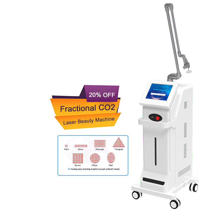 2024 Professional Vertical big inch Screen Anti-wrinkle Spot Scar Removal Laser Facial Beauty Co2 Laser fractional machine