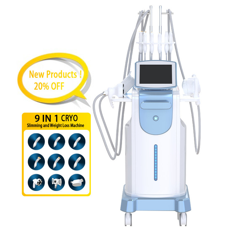 Newest Cryo Pads Cryolipolysis Machine Rejuvenation Cryo Facial Treatment Machine Cool Contouring VelaSlimming  Machine V9 V10