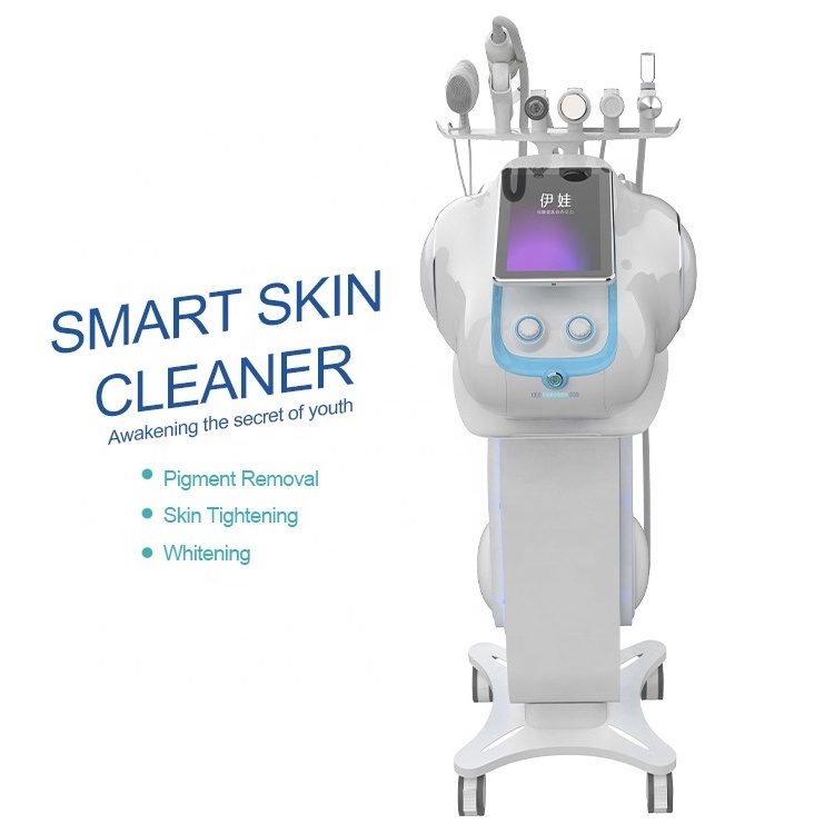 New arrival 6in1 Spa Hydro Oxygen Spray Facial Cleaner for Facial Acne Removal Shrink Pore Dermabrasion