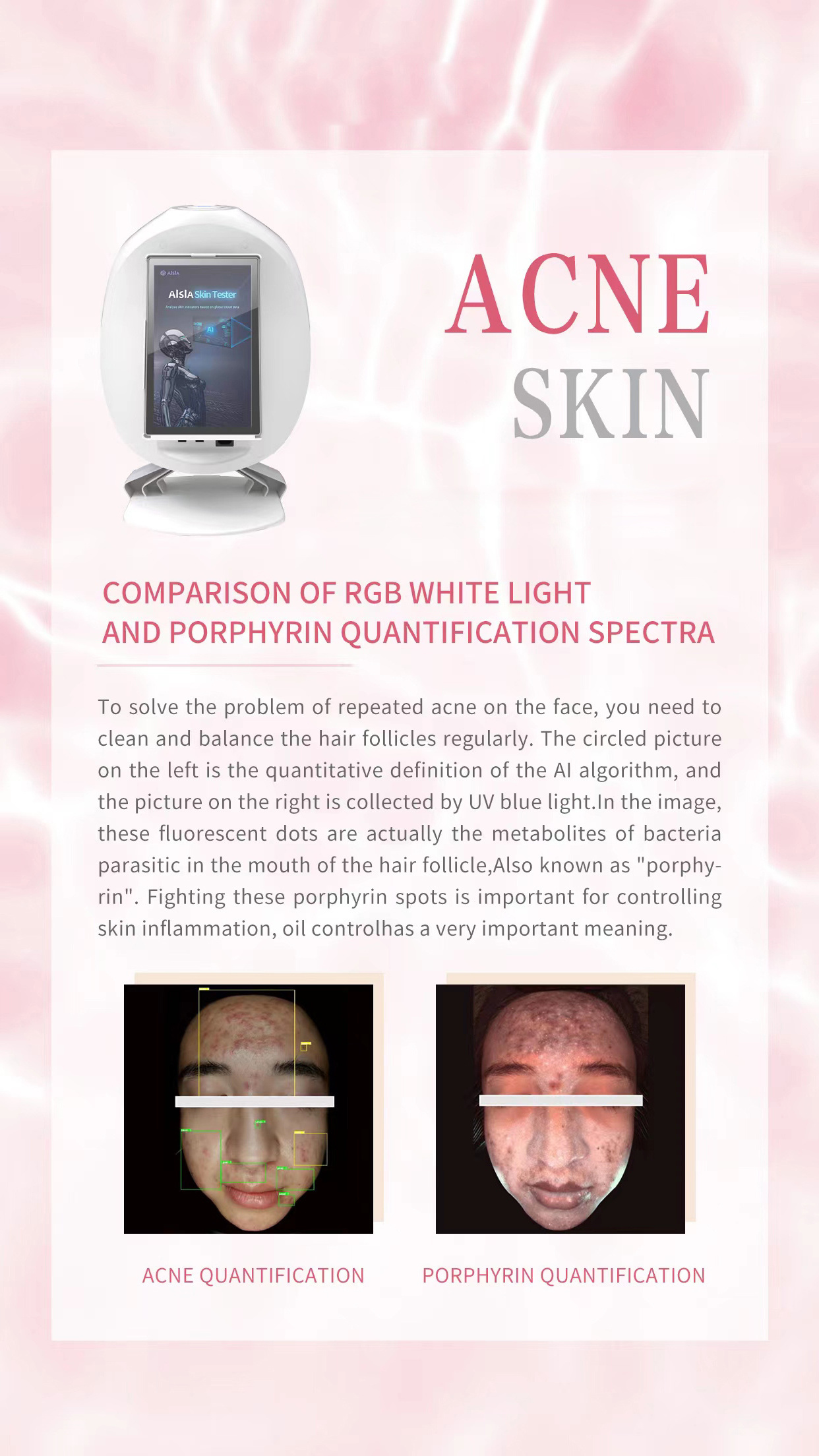 2023 Biggest Discount  Analyzer Skin Mini Skin Analyzer Portable Skin Analyzer wrinkle acne pigment analysis For salon