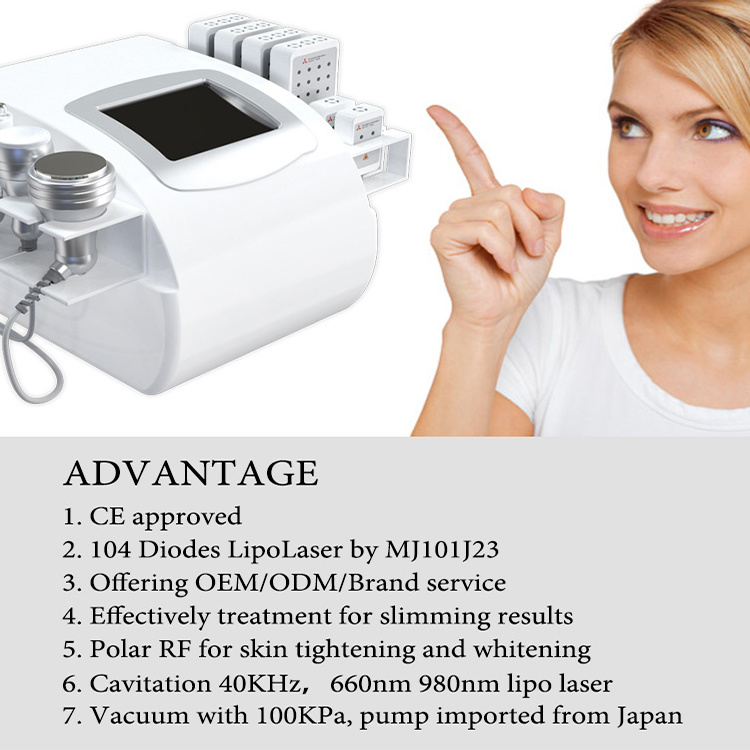 2024 Cheap Cavitation Machine 80k 40k Cavitation Rf Liposuction Machine Monopolar Cavitation Vacuum Machine