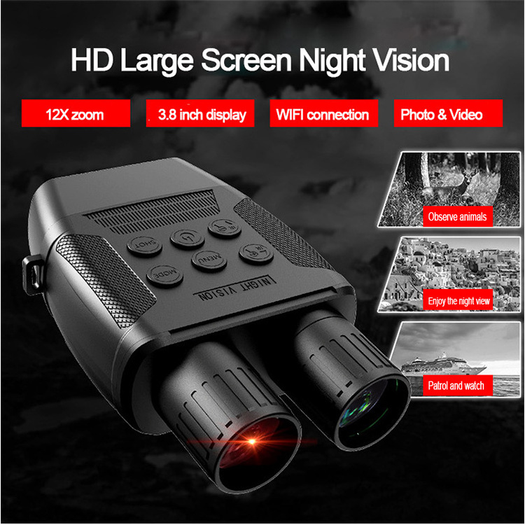 Handheld Night Vision Camera Marine Infra Red Night Vision Scope Adapter Lights Security Camera Solar Night Vision