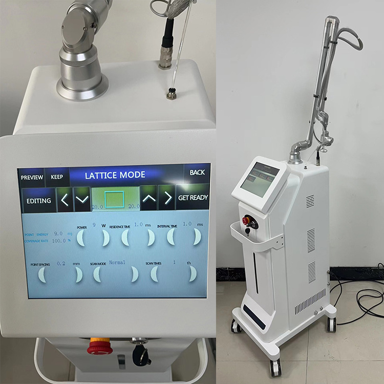 2024 Professional Vertical big inch Screen Anti-wrinkle Spot Scar Removal Laser Facial Beauty Co2 Laser fractional machine