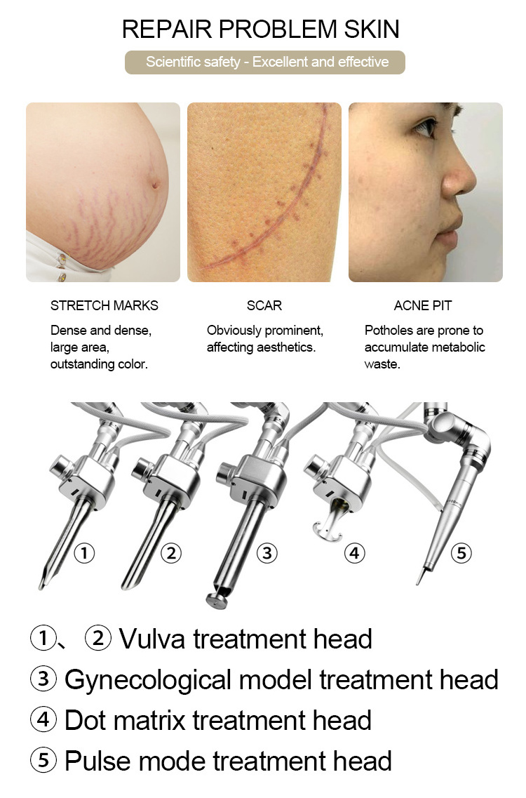 2024 New 10600nm Fractional Co2 Laser South Korea Scar Removal Laser Fractional Co2 Laser For Acne Scars Removal